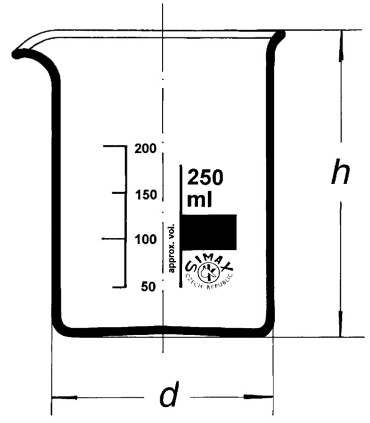 VASO FORMA BAJA SIMAX