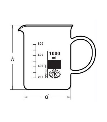 VASO DE PRECIPITADO CON ASA