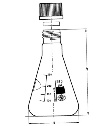 MATRACES ERLENMEYER TAPON A ROSCA