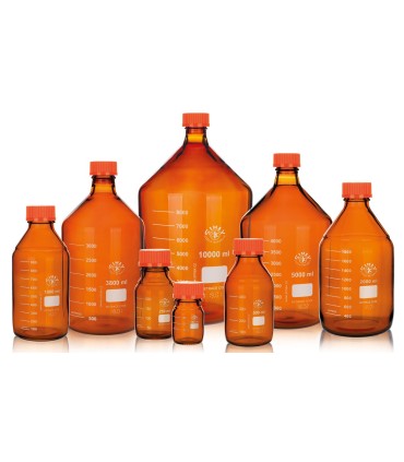 FRASCO ISO SIMAX tapon y anillo naranja