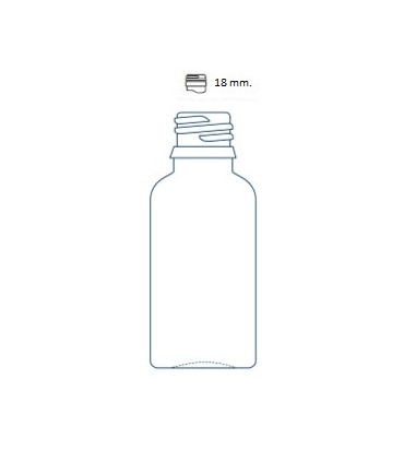 FRASCOS DIN 18 transparente