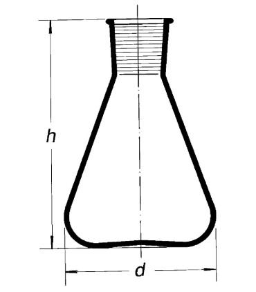MATRAZ ERLENMEYER SIMAX boca esmeirlada