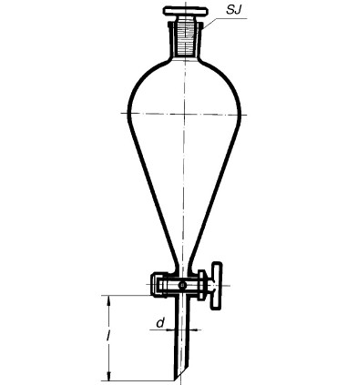 EMBUDOS DE DECANTACION SQUIBB SIMAX llave de vidrio