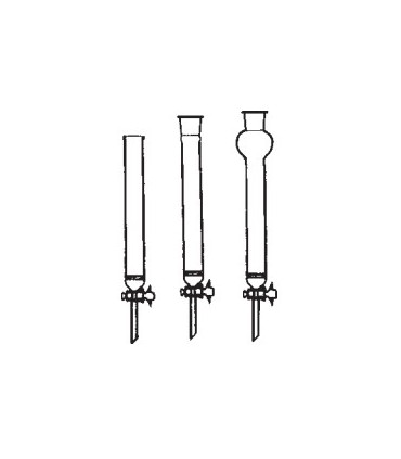 COLUMNAS PARA CROMATOGRAFIA con llave de teflón