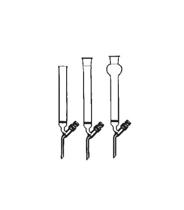 COLUMNAS PARA CROMATOGRAFIA con llave de teflón