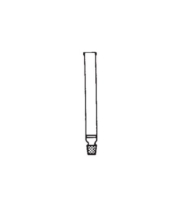 COLUMNAS PARA CROMATOGRAFIA con esmerilado y placa porosa