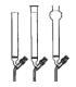 COLUMNAS PARA CROMATOGRAFIA con llave de teflón punzón